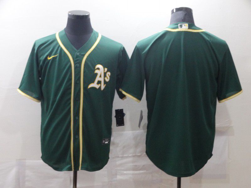 Men Oakland Athletics Blank Green Game Nike MLB Jerseys->oakland athletics->MLB Jersey